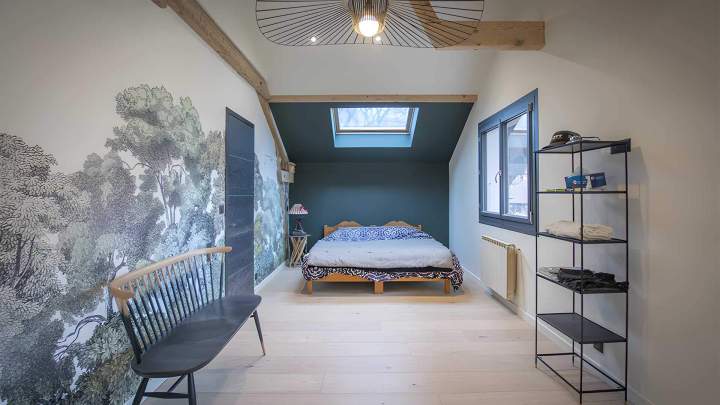 Chambre à coucher rustique Doussard