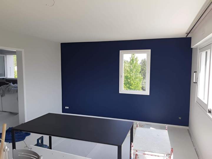 Chantier de peinture intérieure Doussard